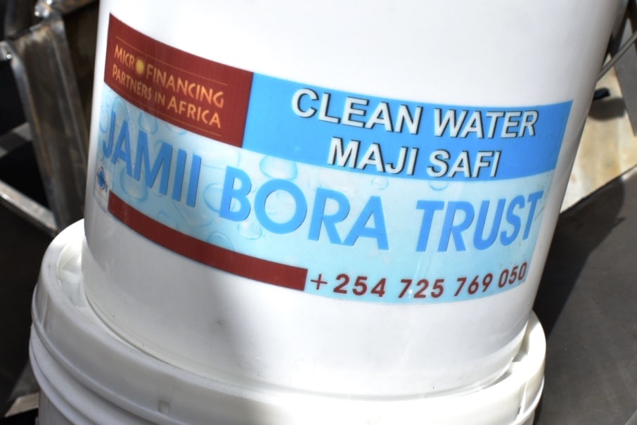 Bora Trust water filter bucket.