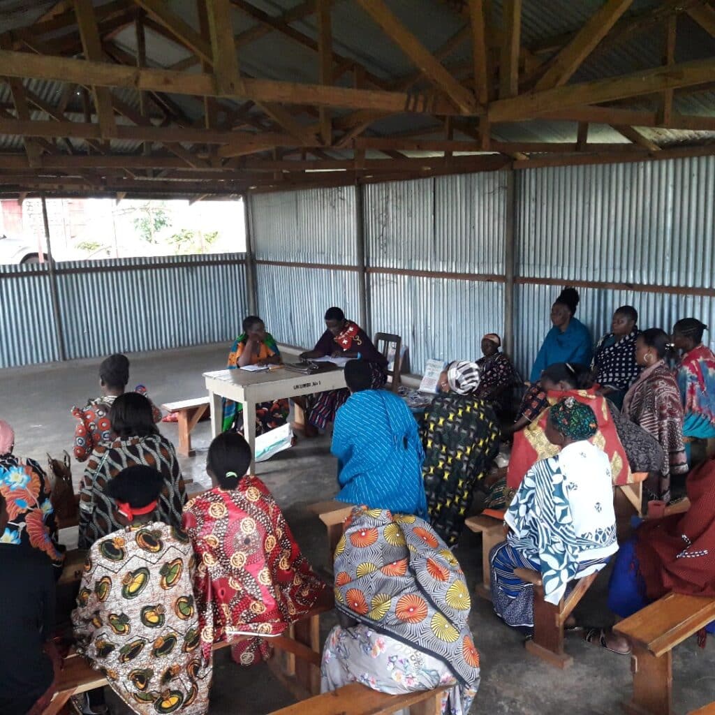 A classroom in Africa.